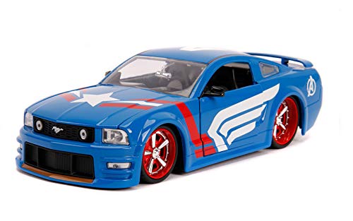 JADA TOYS 1/24 SCALE CAPTAIN AMERICA 2006 FORD MUSTANG GT 1/24スケール キャプテンアメリカ フォード マスタングGT