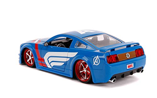 JADA TOYS 1/24 SCALE CAPTAIN AMERICA 2006 FORD MUSTANG GT 1/24スケール キャプテンアメリカ フォード マスタングGT