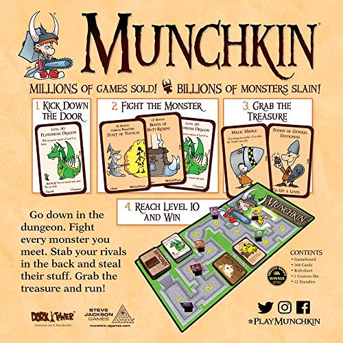 ボードゲーム Munchkin Deluxe 輸入版 日本語説明書なし