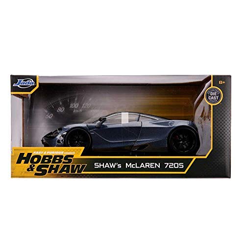 Fast & Furious Presents: Hobbs & Shaw Hobbs' 1/24 Mclaren 720S Die-cast Car Toys for Kids and Adults 並行輸入品