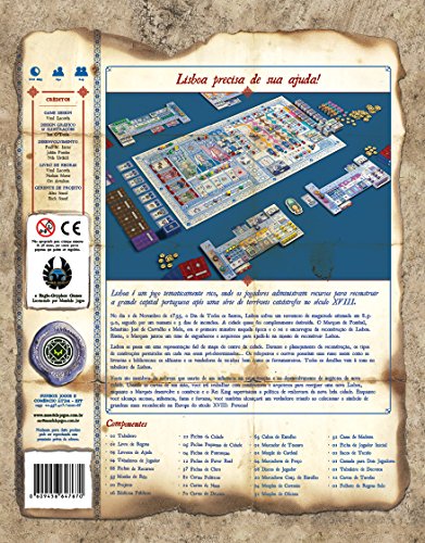 ボードゲーム Eagle Planche Gryphon Games eag02108 Jeu Lisboa 輸入版 日本語説明書なし