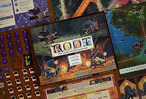 ボードゲーム Leder Games Root： The Underworld Expansion 輸入版 日本語説明書なし