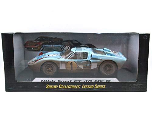 SHELBY COLLECTIBLES LEGEND SERIES シェルビー コレクティブル レジェンド シリーズ 1/18スケール 1966フォード GT40 MKII ガルフ #1アフターレース