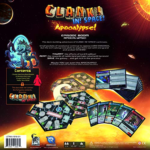 ボードゲーム Expansion Clank In Space Apocalypse 輸入版 日本語説明書なし