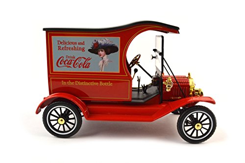 Coca-Cola コカ・コーラ ダイキャストミニカー1917 Ford Model T Cargo Van Drink Delicious 1/18スケール 並行輸入品