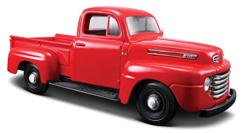 MAISTO フォード ミニカー 1/25 トラック FORD USA F-1 PICK UP 1948年 レッド 並行輸入品