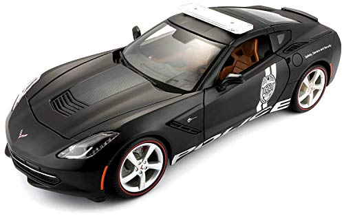 Maisto 2014 Corvette Stingray Police Diecast Vehicle 1/18 Scale 並行輸入品