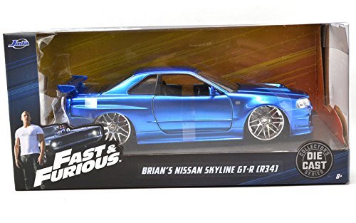 ジャダトイズ jada toys JadaToys 1/24scale FAST & FURIOUS 4 BRAIAN'S NISSAN SKYLINE GT-R R34 並行輸入品