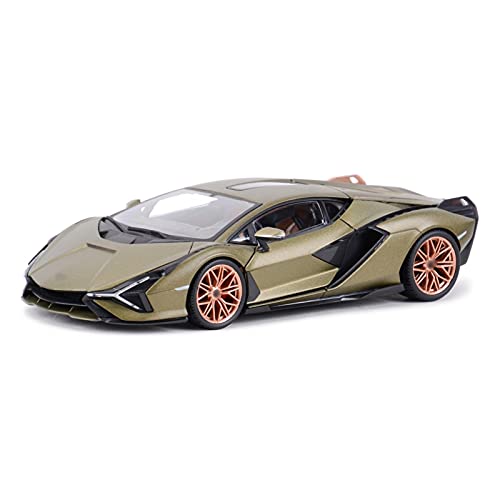 1/18 For L-amborghini For Sin FKP 37 シミュレーション合金車モデル金属ダイキャスト車コレクタブルモデル車のおもちゃ ダイキャストカー 色 : 緑