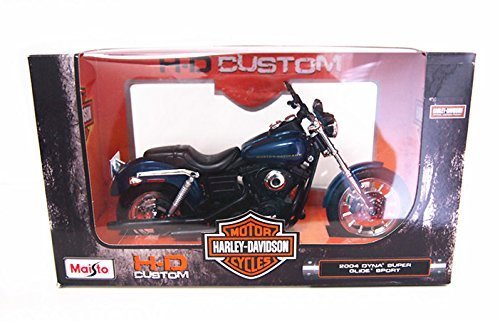 マイスト Maisto 1/12 ハーレーダビッドソン Harley Davidson HD 2004 Dyna Super Glide Sport マイスト/ダイナ・スーパーグライド・スポーツ ブルー