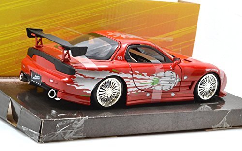 Jada TOYS 1/24 SCALE THE FAST AND THE FURIOUS DOM'S MAZDA RX-7 ジェイダトイズ 1/24スケール ワイルドスピード ドムズ マツダ RX-7 FD 並行輸入品