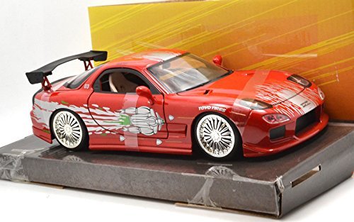 Jada TOYS 1/24 SCALE THE FAST AND THE FURIOUS DOM'S MAZDA RX-7 ジェイダトイズ 1/24スケール ワイルドスピード ドムズ マツダ RX-7 FD 並行輸入品