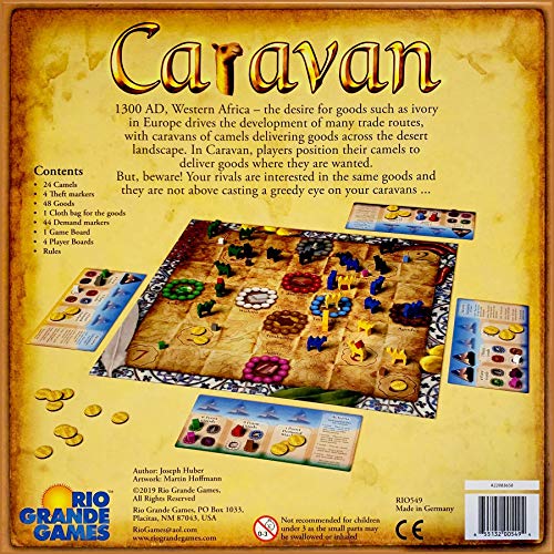 ボードゲーム Rio Grande Games Caravan キャラバン 輸入版 日本語説明書なし