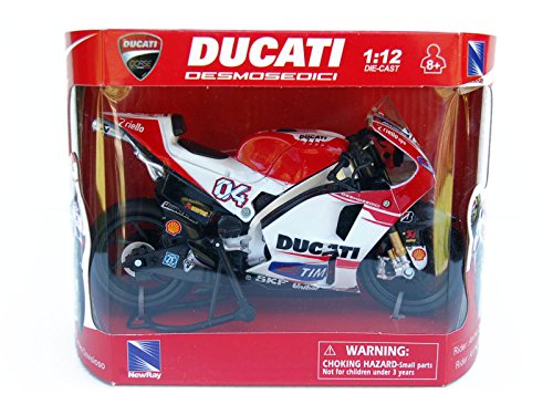 NEW RAY-57723 MOTO GP 15 2015 DUCATI DESMOSEDICI BIKE 1/12 #04 ANDREA DOVISIOSO 並行輸入品