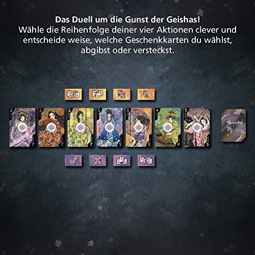 ボードゲーム Hanamikoji Erringe die Gunst der Geishas: Spiel fr 2 Spieler おもちゃ＆ホビー 輸入版 日本語説明書なし