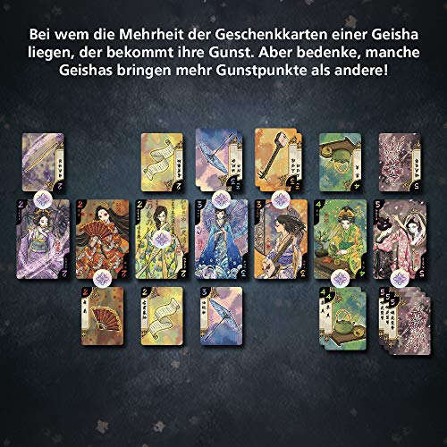 ボードゲーム Hanamikoji Erringe die Gunst der Geishas: Spiel fr 2 Spieler おもちゃ＆ホビー 輸入版 日本語説明書なし