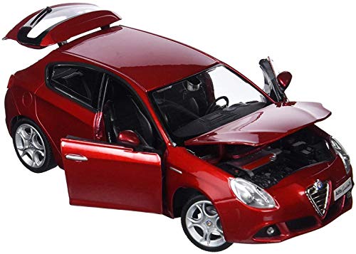 ブラーゴ ミニカー 1/24 アルファロメオ ジュリエッタ GIULIETTA ダイキャスト製 モデルカー レッド 並行輸入品