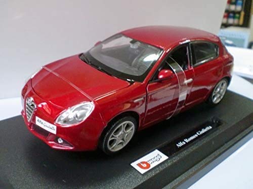 ブラーゴ ミニカー 1/24 アルファロメオ ジュリエッタ GIULIETTA ダイキャスト製 モデルカー レッド 並行輸入品