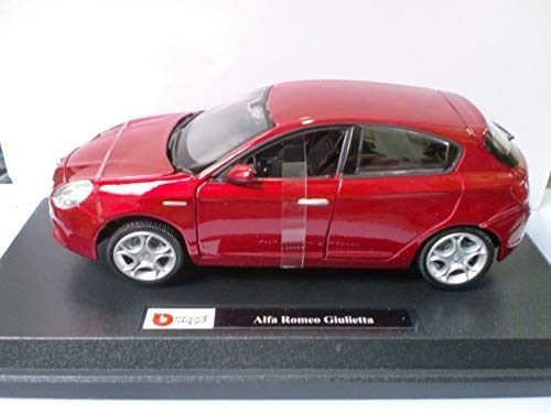 ブラーゴ ミニカー 1/24 アルファロメオ ジュリエッタ GIULIETTA ダイキャスト製 モデルカー レッド 並行輸入品