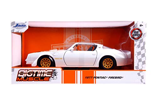 JADA TOYS ミニカー 1/24サイズ 1977 Pontiac Firebird Pearl White