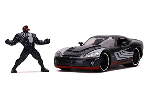 ジャダトイズ マーベル スパイダーマン ヴェノム フィギュア & 2008 ダッジ ヴァイパー ミニカー 1/24 並行輸入品