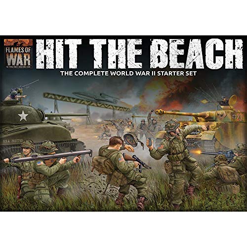 ボードゲーム Flames of War Hit The Beach 2つのアーミースターターセット 輸入版 日本語説明書なし