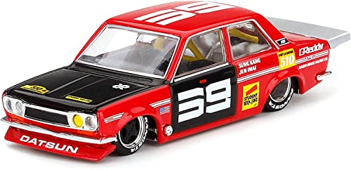 MINI GT 1/64 ダットサン 510 プロストリート レッド KAIDO HOUSE Datsun 510 Pro Street OG Red LHD KHMG003 並行輸入品