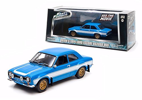 グリーンライト 1/43 ワイルドスピード ユーロミッション ブライアン 1974 フォード エスコート RS2000 MK1 ポール・ウォーカー