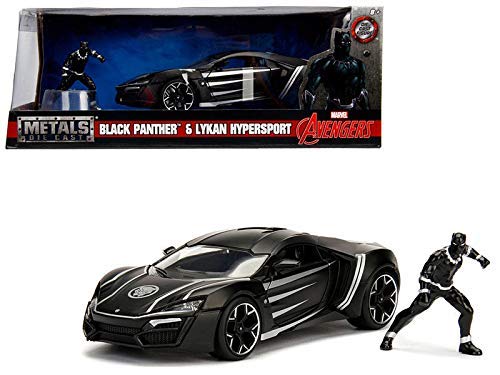 JADA TOYS MARVEL AVENGERS BLACK PANTHER & LYKAN HYPERSPORT マーベル アベンジャーズ ブラックパンサー & ライカンハイパースポーツ 1/24