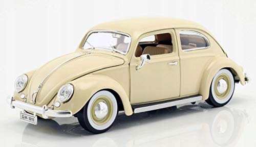 ブラーゴ 1/18 ワーゲン ケーファー ビートル 1955 ベージュ BBURAGO Wagen Beetle Kafer 1955 ダイキャスト 並行輸入品