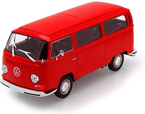 ウィリー WELLY 1/24 1972 フォルクスワーゲン バス T2 レッド / 1972 Volkswagen Bus T2 Red ダイキャストカー 並行輸入品