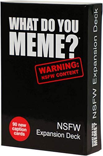 What Do You Meme ワット ドゥー ユー ミーム NSFW拡張パック コアゲームに追加するための製品 輸入版 日本語説明書付属なし