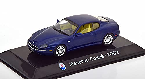 マセラティ ミニカー 1/43 MASERATI COUPE 2002 WITH SHOWCASE ブルー 並行輸入品