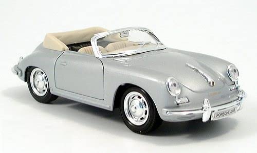 ウィリー ポルシェ 356 B スパイダー ミニカー 1/24 SPIDER OPEN 1955 ダイキャスト モデル ミニカー シルバー 並行輸入品