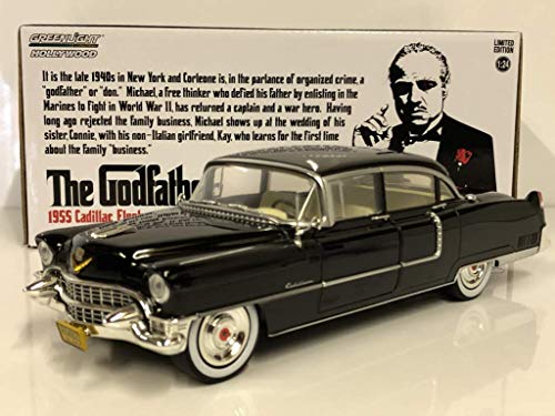 Greenlight 1/24 映画 ゴッドファーザー 1955 キャデラック The Godfather 1955 Cadillac Fleetwood Series 60 ブラック