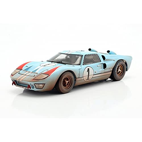 Shelby Collectibles 1/18 フォード GT40 マークII ブルー ダーティー ルマン24H 1966 Ford GT 40 MKII #1 Dirty Version 405 並行輸入品