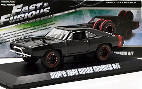 GREENLIGHT 1/43 FAST&FURIOUS 7 DOM'S 1970 DODGE CHARGER R/T OFF ROAD BLACK ワイルドスピード スカイミッション ドミニク