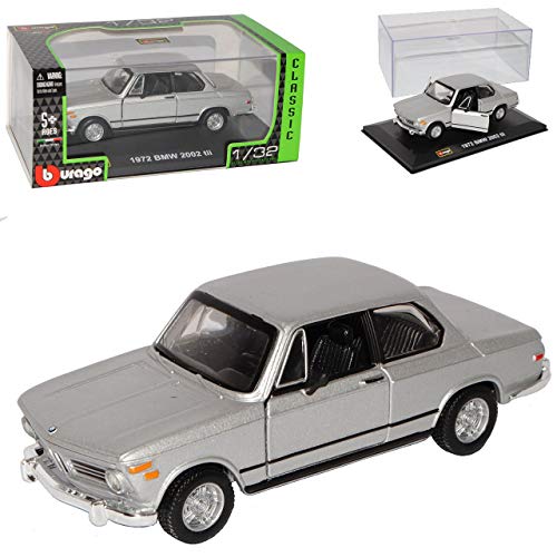 ブラーゴ ミニカー 1/32 BM 2002 Tii 1972 完成品 シルバー 並行輸入品