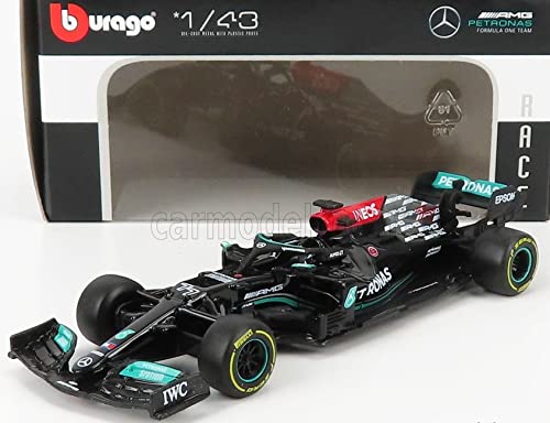 ブラーゴ F1 ミニカー 1/43 メルセデス W12 M12 EQ POWER TEAM AMG ペトロナス N77 2021 バルテリ・ボッタス 並行輸入品