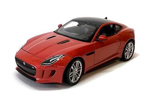 Jaguar F-Type Coupe copper/black Model Car Ready-made Welly 1/24