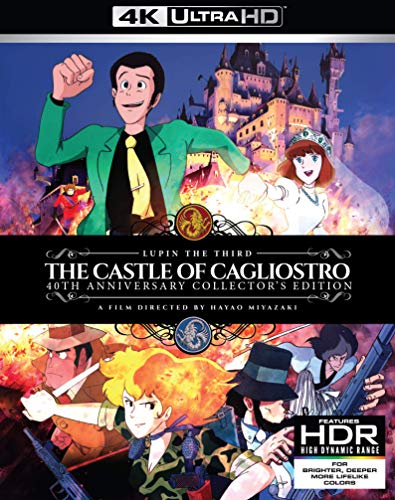 Lupin The 3rd The Castle of Cagliostro Collectors Edition 4K HDR 輸入版 Blu-ray