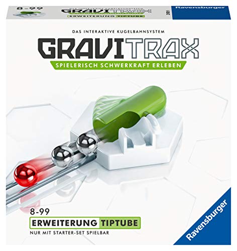 ボードゲーム GraviTrax Tip Tube: Nur mit Starter-Set spielbar / Das interaktive Kugelbahnsystem / Erweiterung Tiptube 輸入版 日本語説明書なし