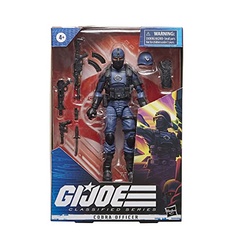 G.I. Joe Classified Series Cobra Officer アクションフィギュア 37 コレクション用プレミアムおもちゃ