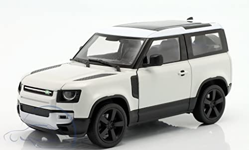 WELLY ランドローバー ディフェンダー ミニカー 1/24 Land Rover DEFENDER 2020 ホワイト