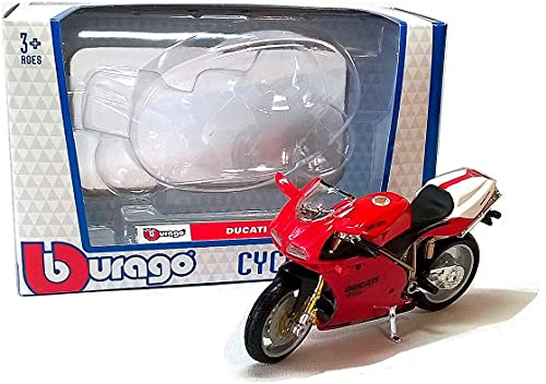 ブラーゴ ドゥカティ 998R バイク 1/18 模型 おもちゃ DUCATI 998R 塗装済完成品 レッド 並行輸入品