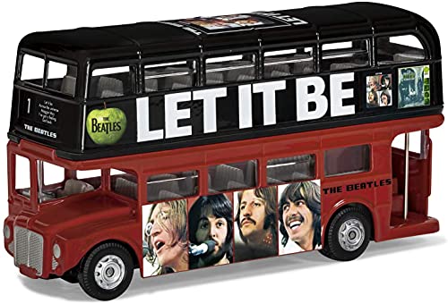 コーギー ビートルズ ロンドン バス ミニカー 1/64 LONDON BUS 1960 LET IT BE ダイキャスト製 モデルカー [並行輸入品]