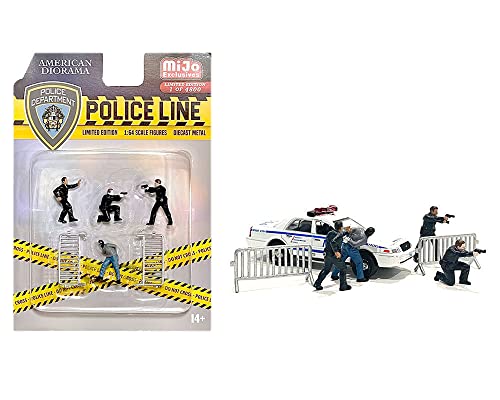 アメリカン ジオラマ 1/64 フィギュア ポリス ライン American Diorama Figure Police Line Mijo限定 並行輸入品