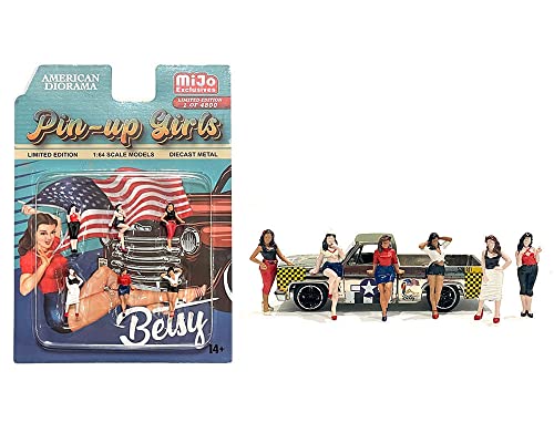 アメリカン ジオラマ 1/64 フィギュア ピンナップ ガールズ 70年代 American Diorama Figure Pin-Up Girls Mijo限定 並行輸入品