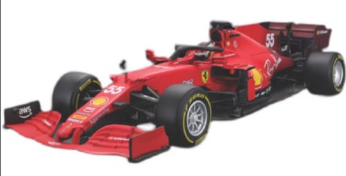 ブラーゴ 1/18 フェラーリ F1 SF21 カルロス サインツ Bburago 1/18 2021 FERRARI FORMULA 1 F1 SF21 #55 Carlos Sainz ミニカー