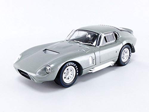 Shelby Collectibles 1/18 シェルビー コブラ デイトナ クーペ シルバー Shelby Cobra Daytona Coupe 1965 ダイキャストカー